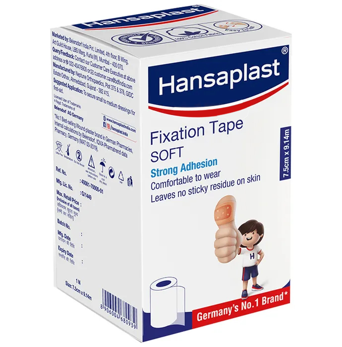 Hansaplast Soft Fixation Tape -(Box of 4pcs)