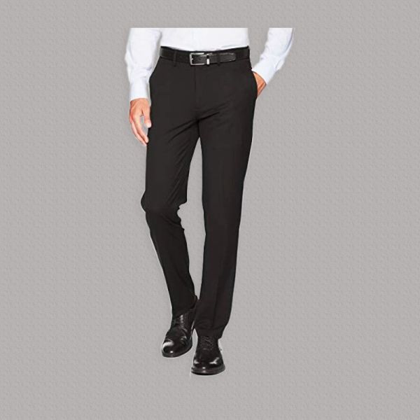 Textured Formal Trousers In Black B91 Lenor