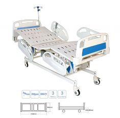 Electric ICU Bed with ABS Panel & ABS Railing with three positioning   (Al-E04)