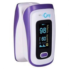 BPL iOxy White Finger Tip Pulse Oximeter with Bluetooth (Blue)
