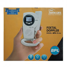 BPL Medical Technologies BPL FD-01 Foetal Doppler - the First Heart Beat of A Little One (Blue)