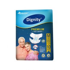 Dignity Premium Adult Diaper (Pack of 10)
