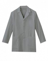 Doctor coat with logo (Full sleeves) - Grey colour