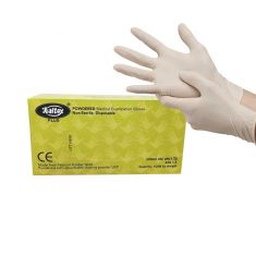 Kaltex plus Non-Sterile Latex medical examination Disposable gloves - Powdered