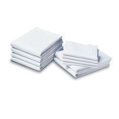 Hospital Bed Sheet - Plain  (Color White/Green)