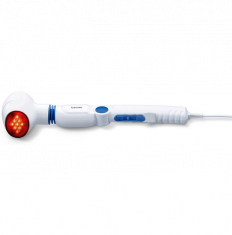 Beurer MG 40 Infra Red Massager with Rotating Head White