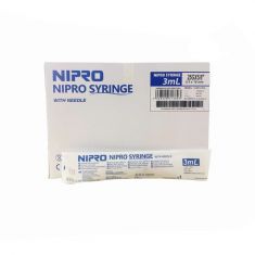 Nipro 3ml syringes with needle