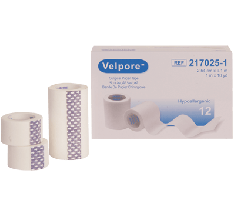 Velpore Surgical Paper Tape with Dispenser/Cutter