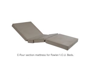 Mattress for fowler / ICU beds (4" Thick) (4 Section)