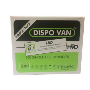 Dispo Van Syringe with Needle - 2ml
