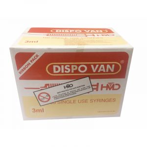 Dispo Van Syringe with Needle - 3ml