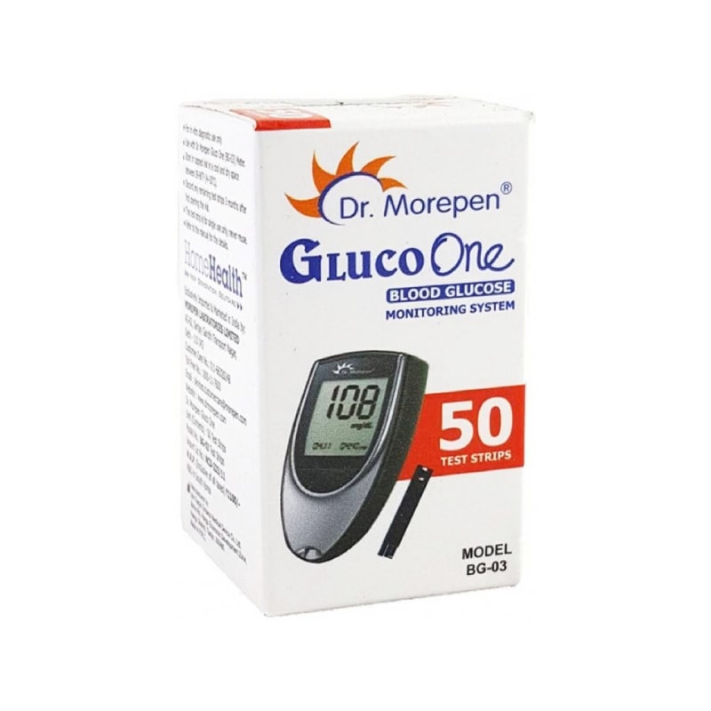 Dr.Morepen Gluco One - Blood Glucose 50 Test Strips (BG03)