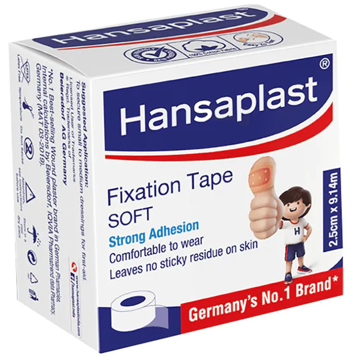 Hansaplast Soft Fixation Tape -(Box of 24pcs)