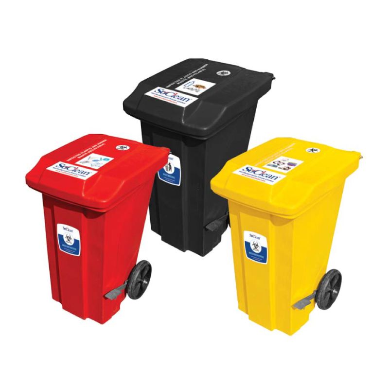 Large waste bin with wheels - 240 Liters