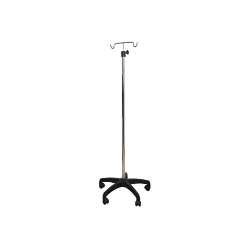 Amerey™ Saline Stand Stainless Steel with Plastic Base