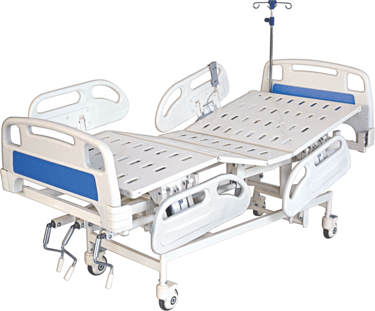 Semi Electric ICU Bed with ABS Panel and ABS Railing - Model (Al-SE05)